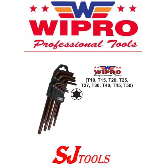 Kunci L Bintang Set Wipro