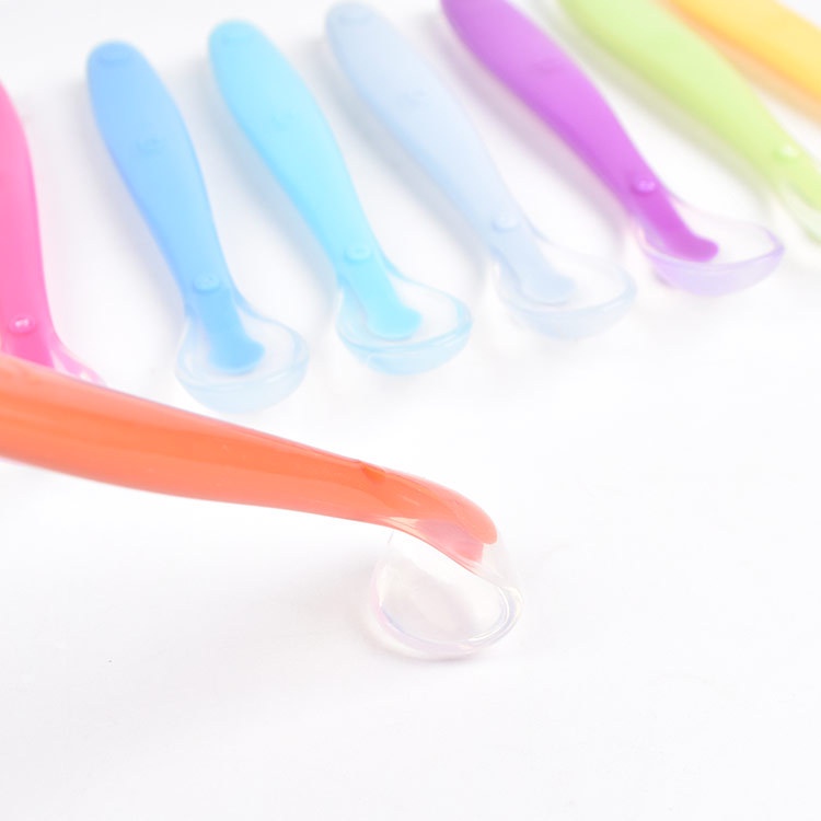 Spoon silicone baby sendok makan bayi silikon lentur/Sendok Bayi Silikon/Makan Bayi Silikon L259