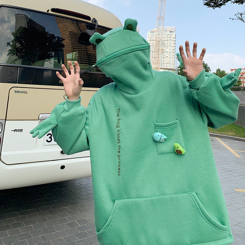 READY STOCK Frog Hoodie