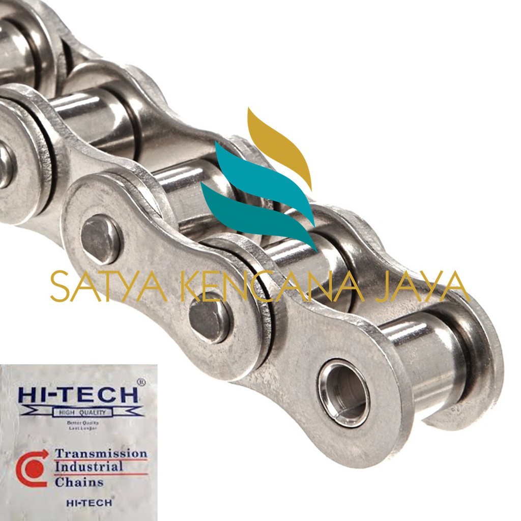 RANTAI RS 40-1 RS 40X1 RS 40 X 1 RS 40 SINGLE RRT ROLLER CHAIN HITECH ASLI UNTUK SEMUA INDUSTRI