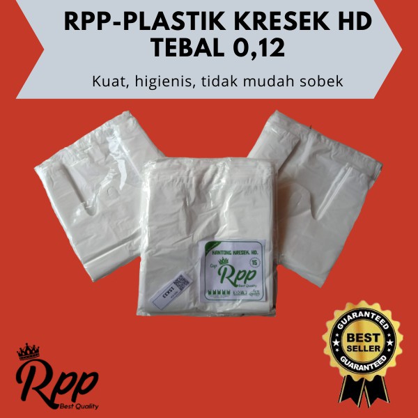 &lt;isi 100 lembar&gt; Raja Packing Kantong Plastik Kresek HD Tipis Harga ekonomis / kantong belanja murah