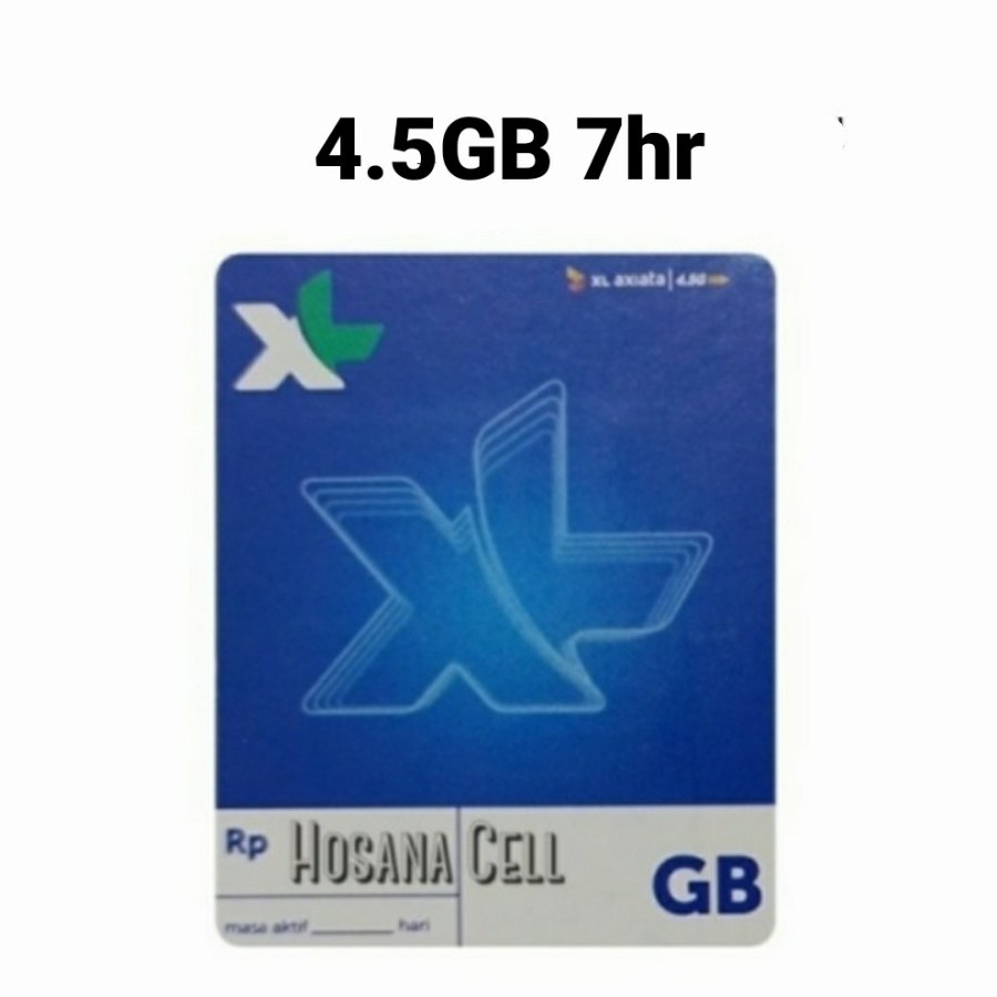 Voucher XL Paket Harian L (9GB) 7hr