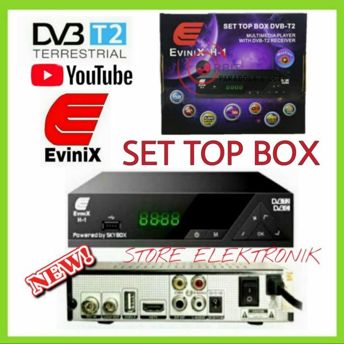 Set Top Box Evinix H1 Menangkap Siaran Tv Digital Segala Jenis Tv