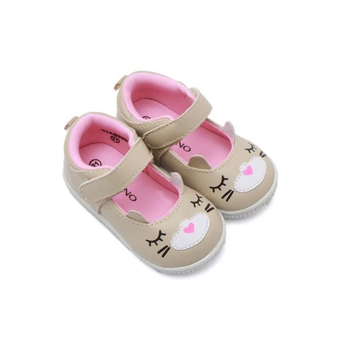 Gabino Sepatu Anak Perempuan Flat Casual Bombalurina Cream-G3AB9002