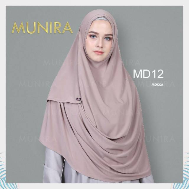 [Reiby] Pashmina Instan Jersey Premium Munira MD12 by Ukhti Munira