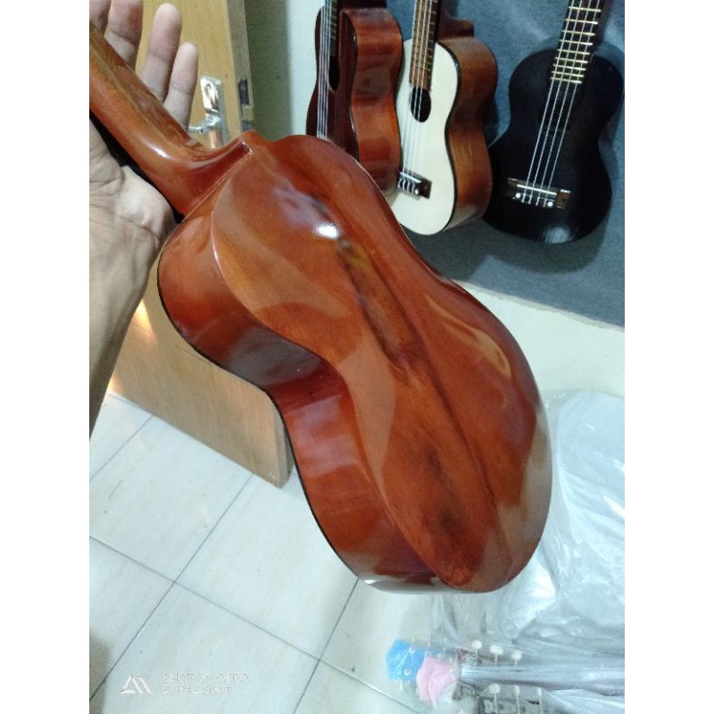 Kentrung ukulele bobokan kayu senar3 dan Cak bobokan senar4