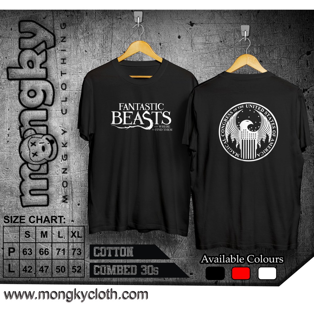 kaos fantastic beast macusa