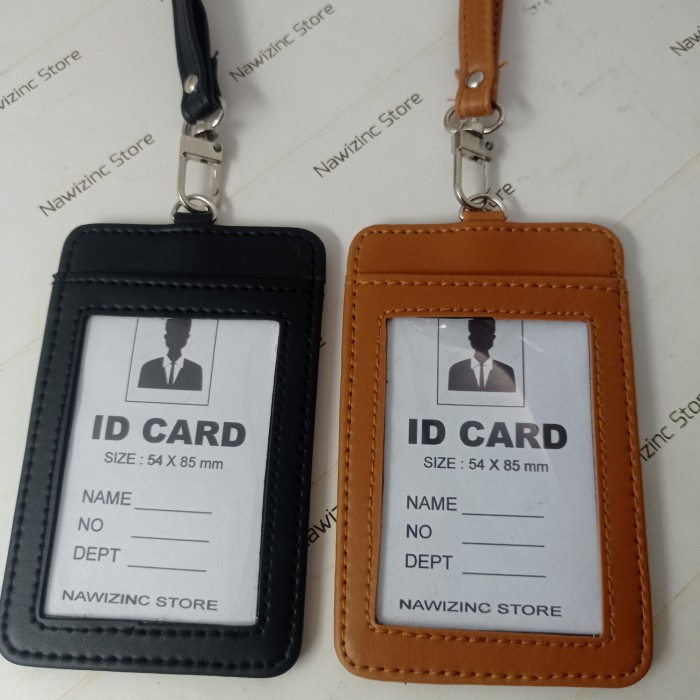 

Update Gantungan Id Card 3 Slot Kartu Dengan Tali Lanyard Kulit Sintetis Bergaransi