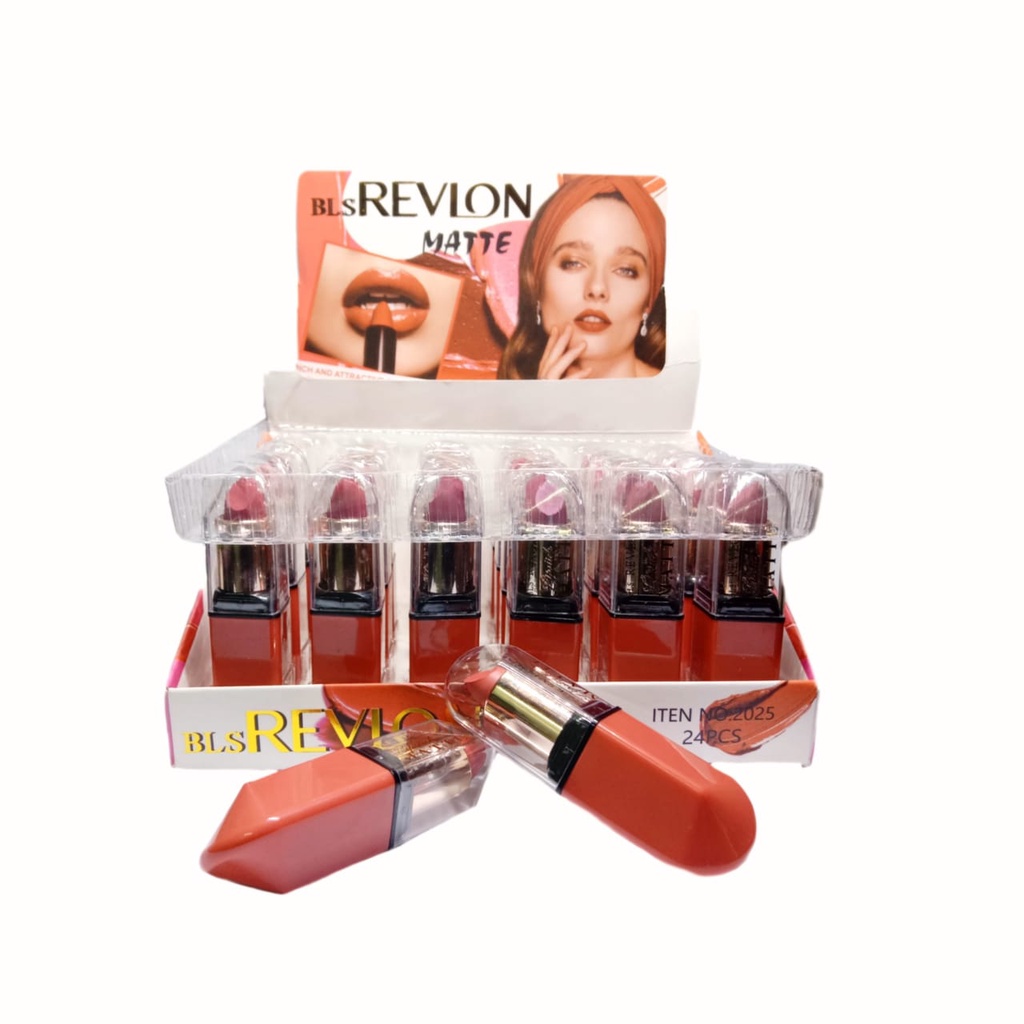 [PER BOX] LIPSTIK REVLON MATTE / Lipstik revlon H/s 606