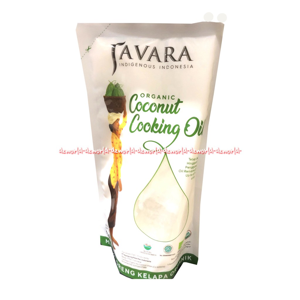 Javara organic Coconut Cooking Oil 900ml Minyak Goreng Kelapa Organik