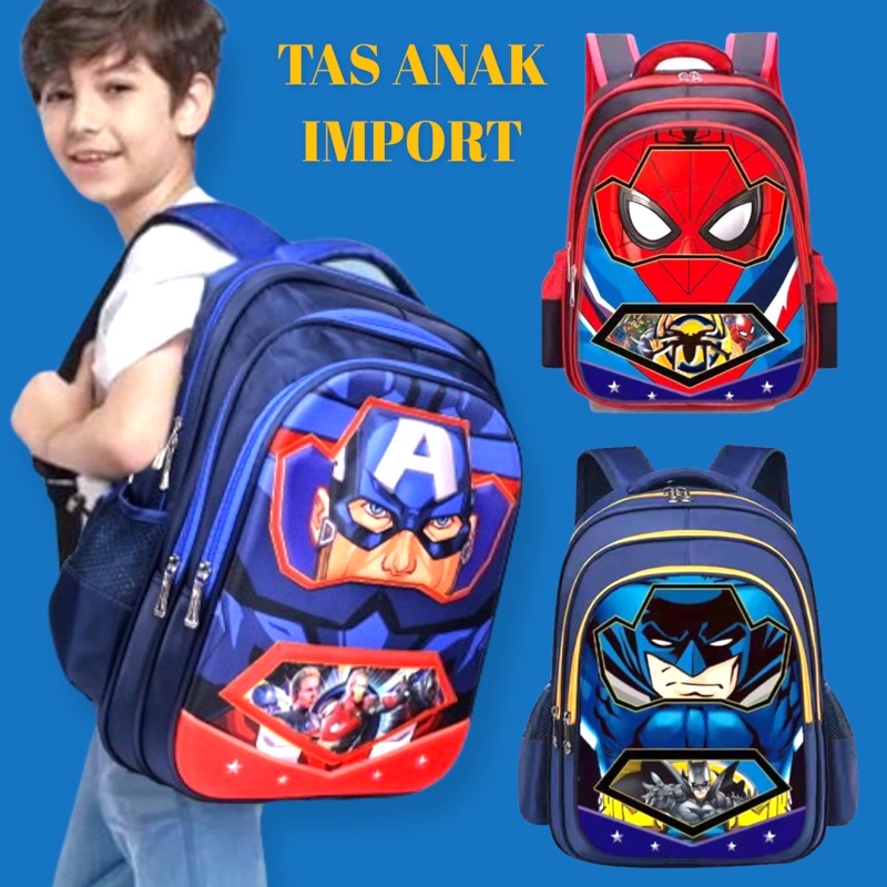 SMARTGIRL NEW TAS RANSEL ANAK SEKOLAH CEWEK COWOK IMPORT UNTUK ANAK SD 00210-00213