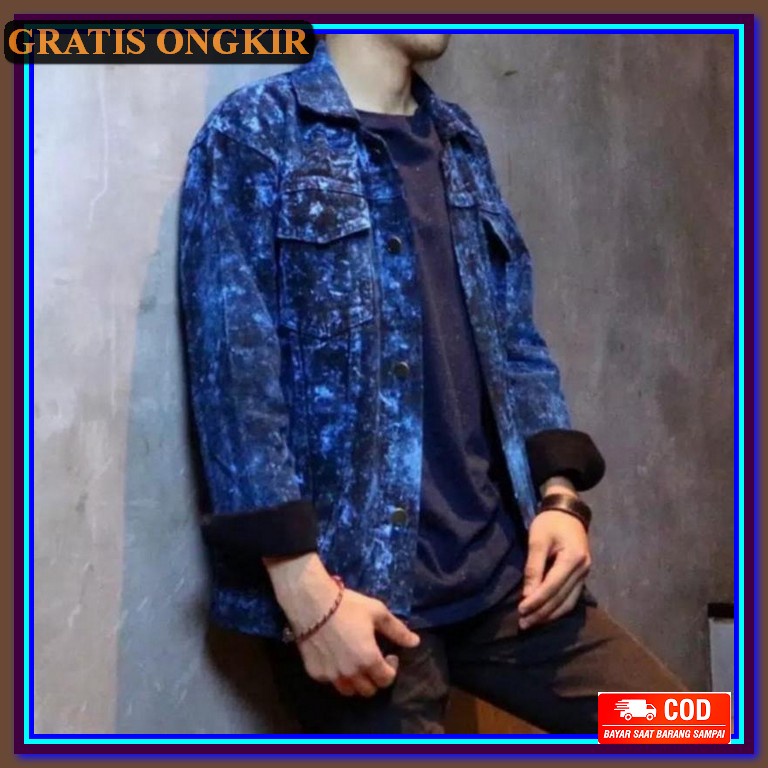 Jaket Jeans 2022 Terbaru Jens Levis Kekinian s Jacket 2021 Wanita M Jaket Jeans Iceblue