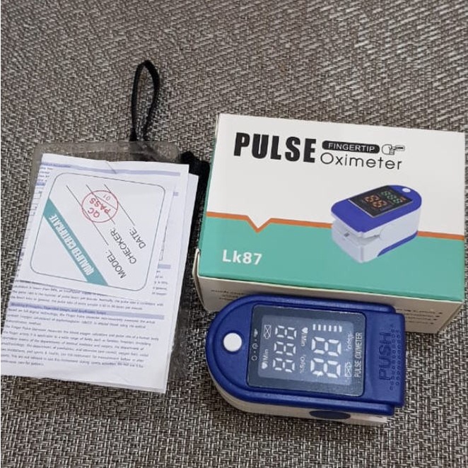 Fingertip pulse oxymeter Fingertip oximeter SpO2 LED Full Colour LK87