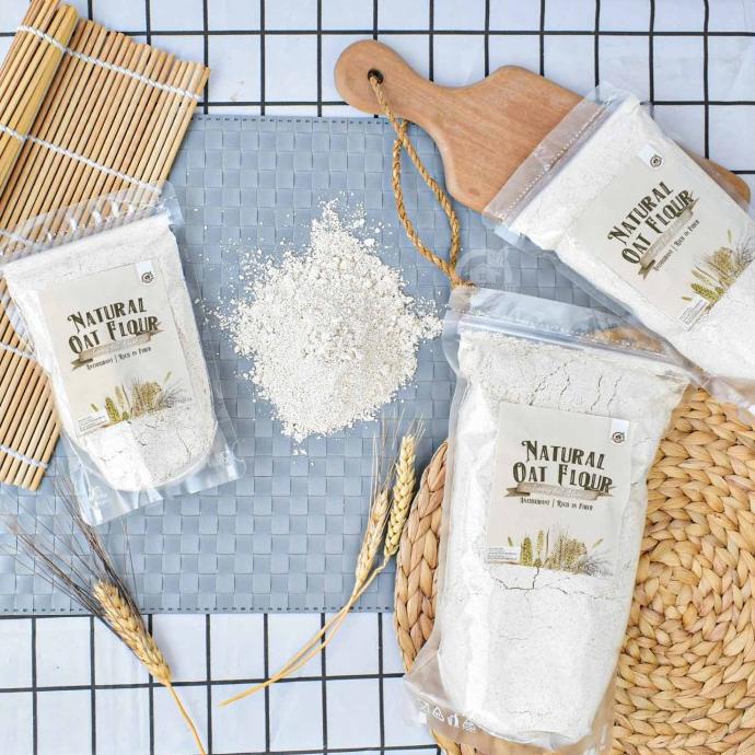 

House Of Organix Natural Oat Flour / Tepung Oat Alami 250 Gr