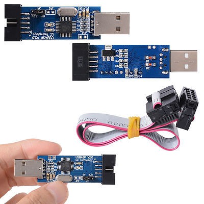 USB ISP ASP AVR 51 Programmer Downloader ATMEL USBISP USBASP Arduino