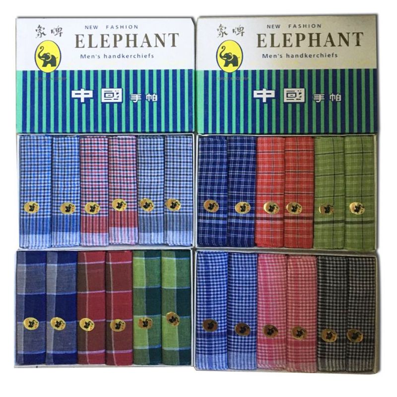 sapu tangan merek gajah/sapu tangan pria