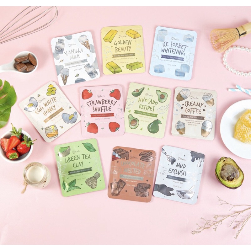 10 pcs 10 gr Masker Lea Gloria