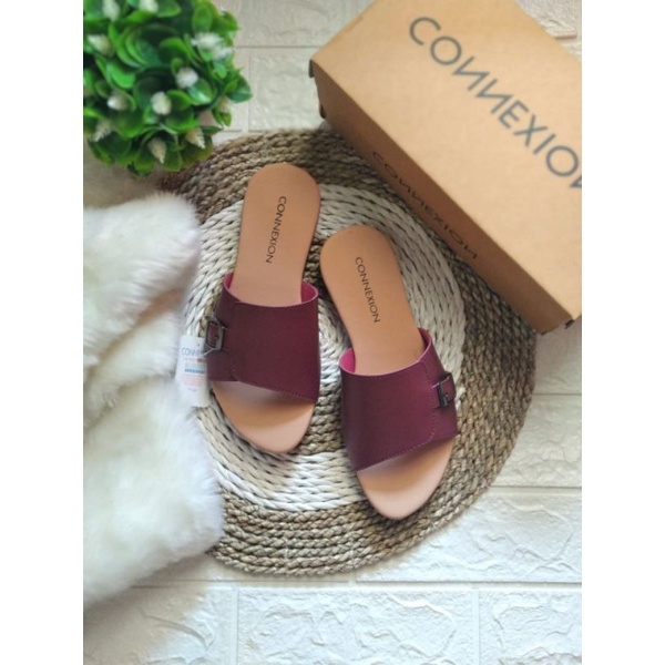 Sandal flat terkini SLD/wanita terbaru/conexion