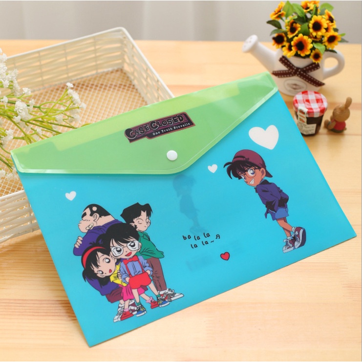 Map Plastik Folder A4 Document Lucu Import Motif Kartun