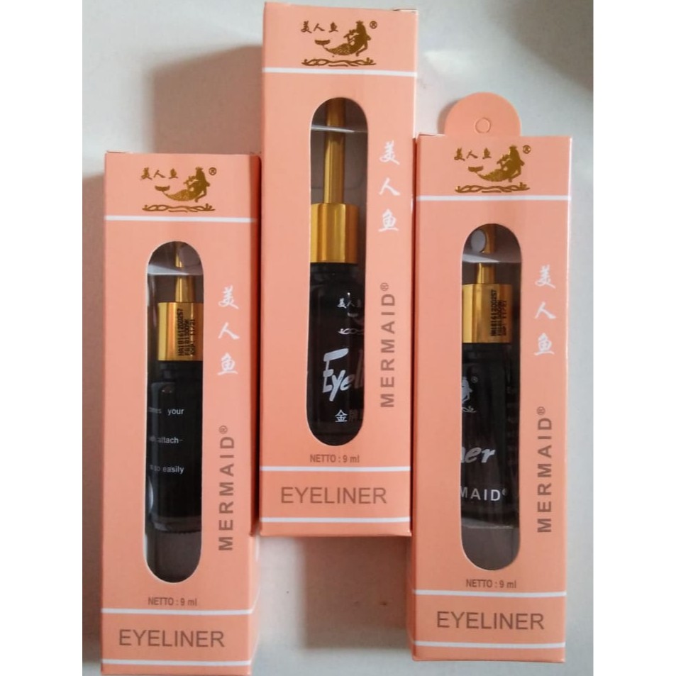 Eyeliner Mermaid / Duyung 9ml Botol Kaca