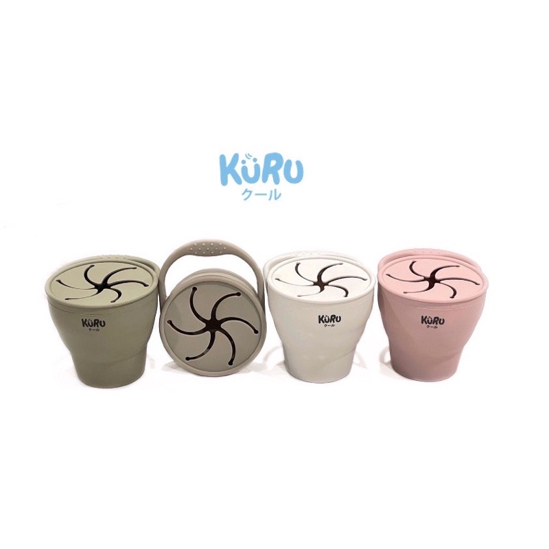 Kuru Baby Silicone Snack Cup | Tempat Makan Silikon Anak Bayi SC10