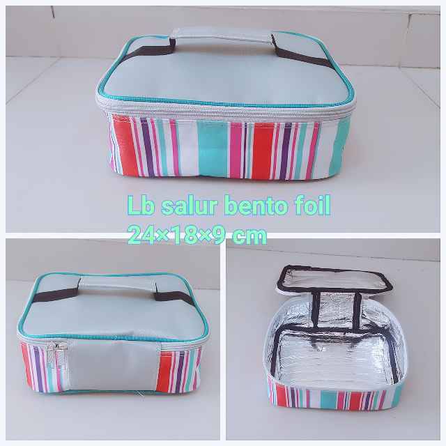 JOYELSY - LUNCHBAG ALUMINIUM FOIL Salur kotak polkadot