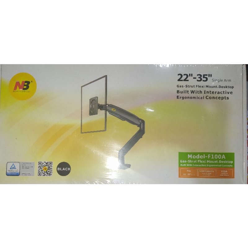 BRACKET MEJA LCD LED NB F100A 22-35&quot; Gas Spring