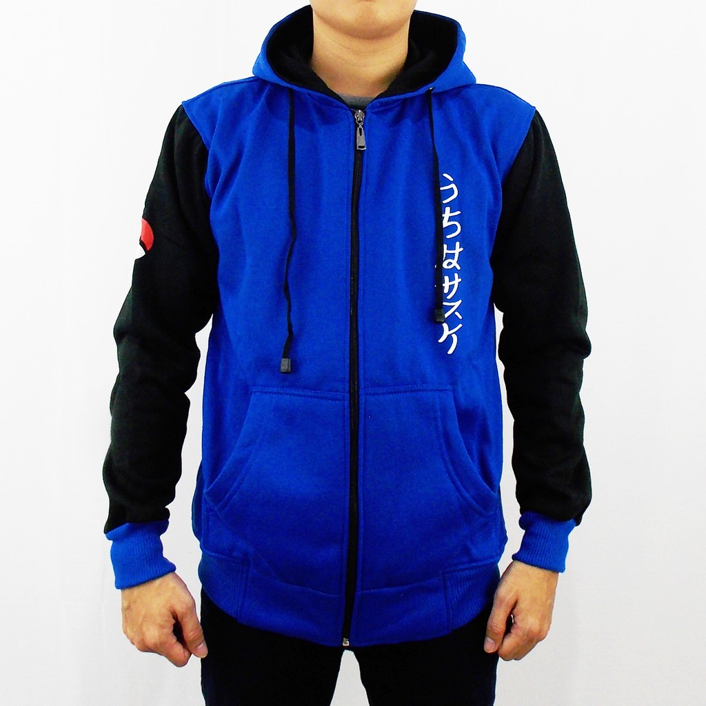 JAKET ANIME NARUTO UCHIHA CLAN - JAKET NARUTO UCHIHA CLAN - JAKET UCHIHA CLAN SASUKE ITACHI 01