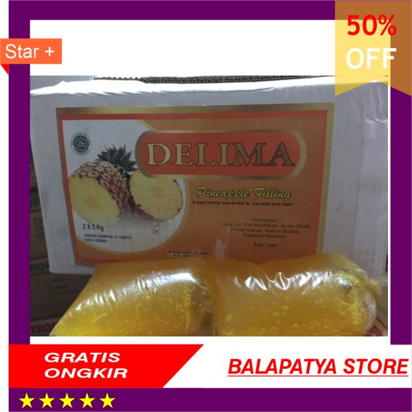 

LIMITED EDITION!!! Delima Selai Nanas Pineapple Filling repack 250 gr