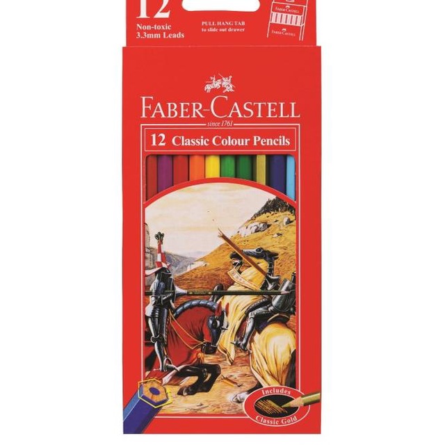 

✶ Pensil Warna Faber Castell 12 Classic (Panjang) ℗