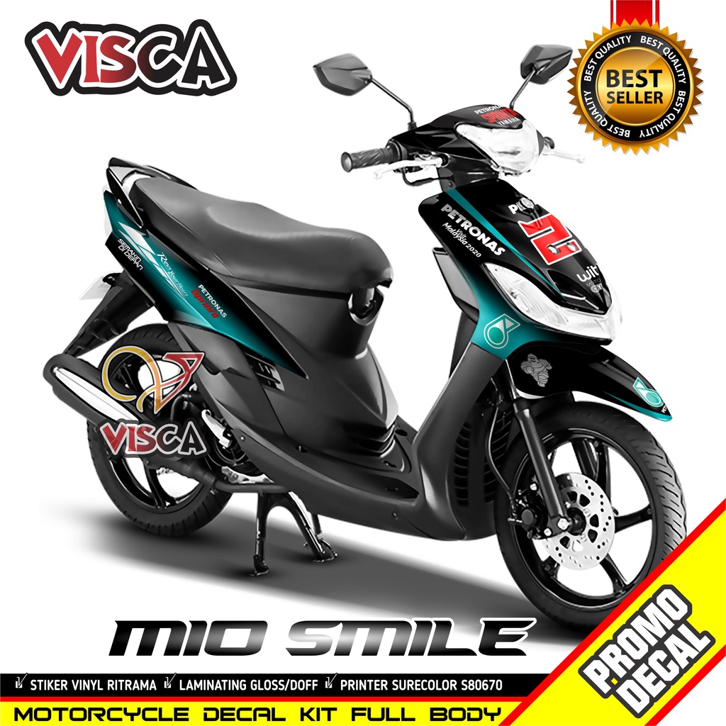 Decal Mio Smile Full Body Stiker Mio Smile Full Body Striping Mio Smile Variasi Decal Hologram Mio S