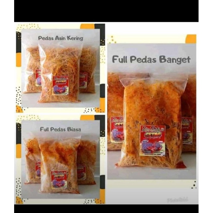 

Milidi cetar Remuk Netoo 200gr-300gr