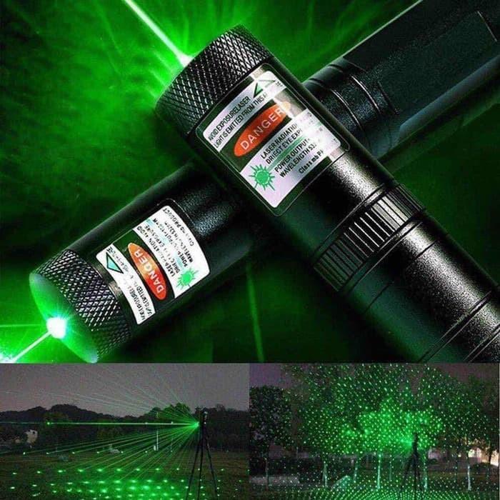 Senter Laser jarak Jauh Laser Hijau Green Laser Ponter