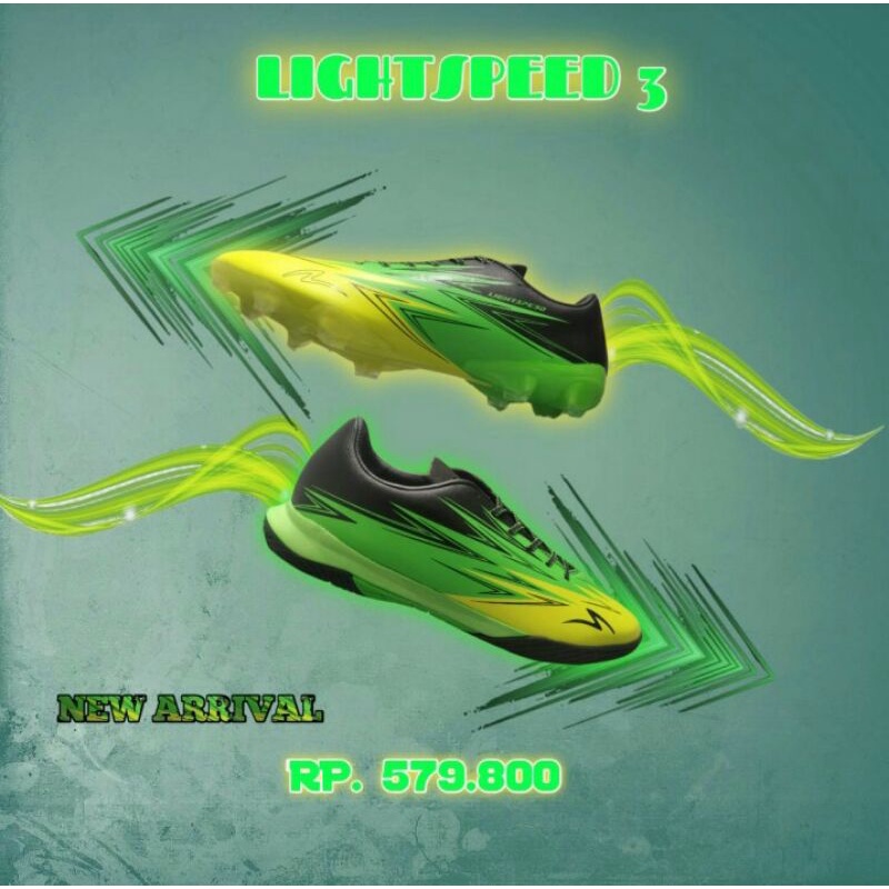 sepatu bola SPECS ACC LS 3 FG (101528) ,futsal (401592)GARTEK ALFA ELITE (101650)ALFA PRO (101661)-LS 3 FG HIJAU NEW