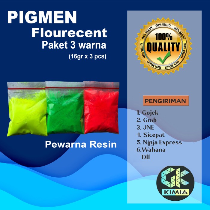 Sandy- pigmen bubuk stabilo 3 warna
