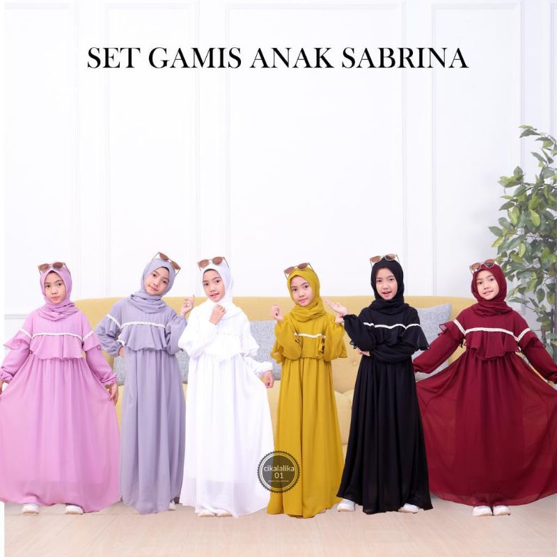 set gamis anak SABRINA