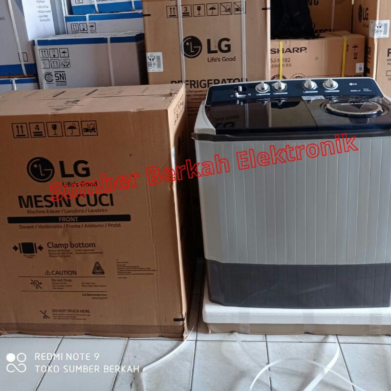 Mesin Cuci 2 Tabung 14 KG LG P1400 RT 400 watt promo bandung