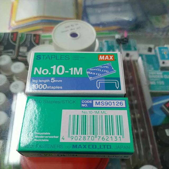 

Staples Max No. 10-1M