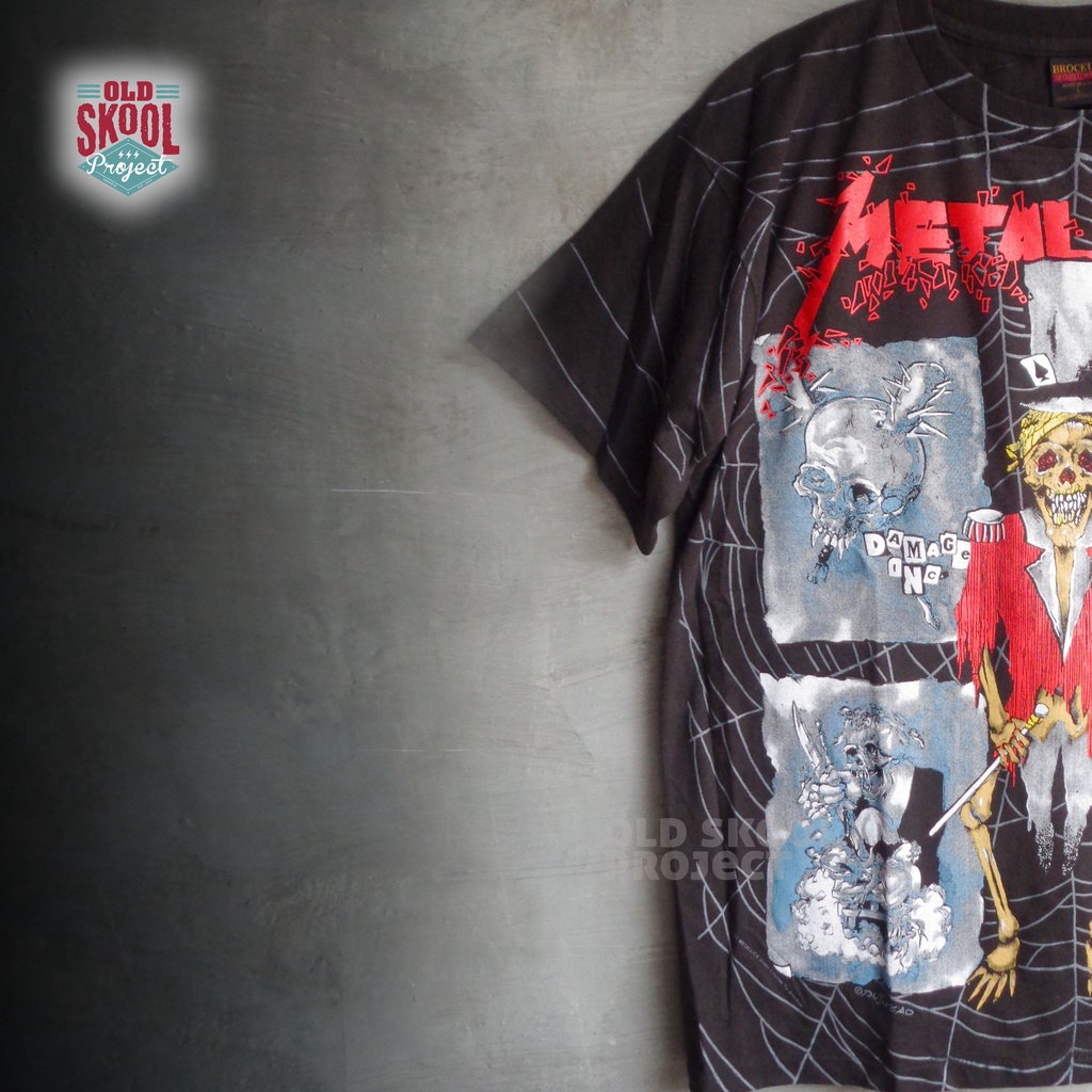 KAOS AOP OVP ALL OVER PRINT BOOTLEG BAND FADED BELEL GIANT TULTEX BROCKUM CARTOON NETWORK WILD OATS 