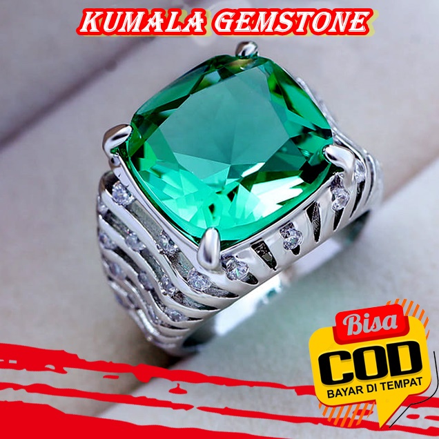 Cincin Akik Zamrud Biron Super Mewah