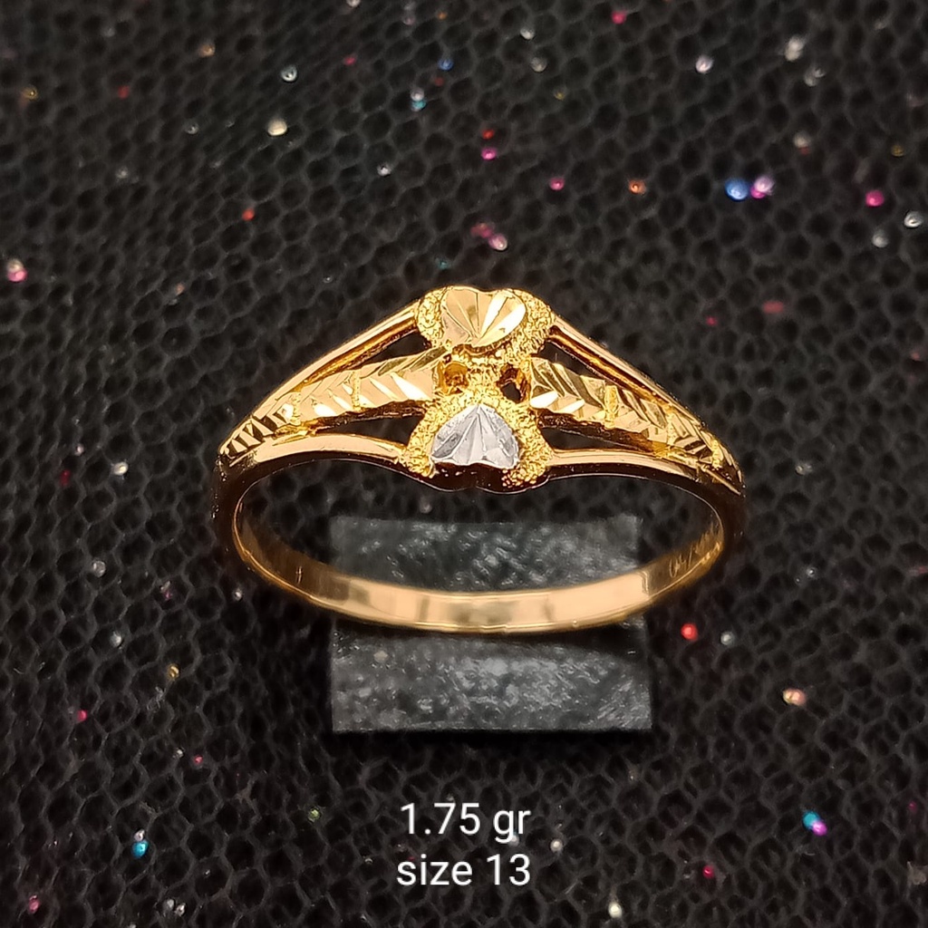 Cincin Emas 17K - 1.75 gr Kadar 750 - 466