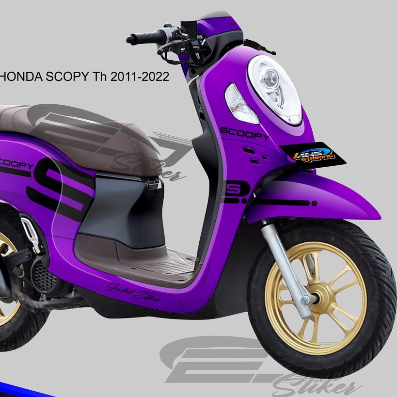 STIKER SCOOPY 2021 2022 FULL BODY / STIKER SCOOPY WARNA CANTIK / DECAL STIKER SCOOPY