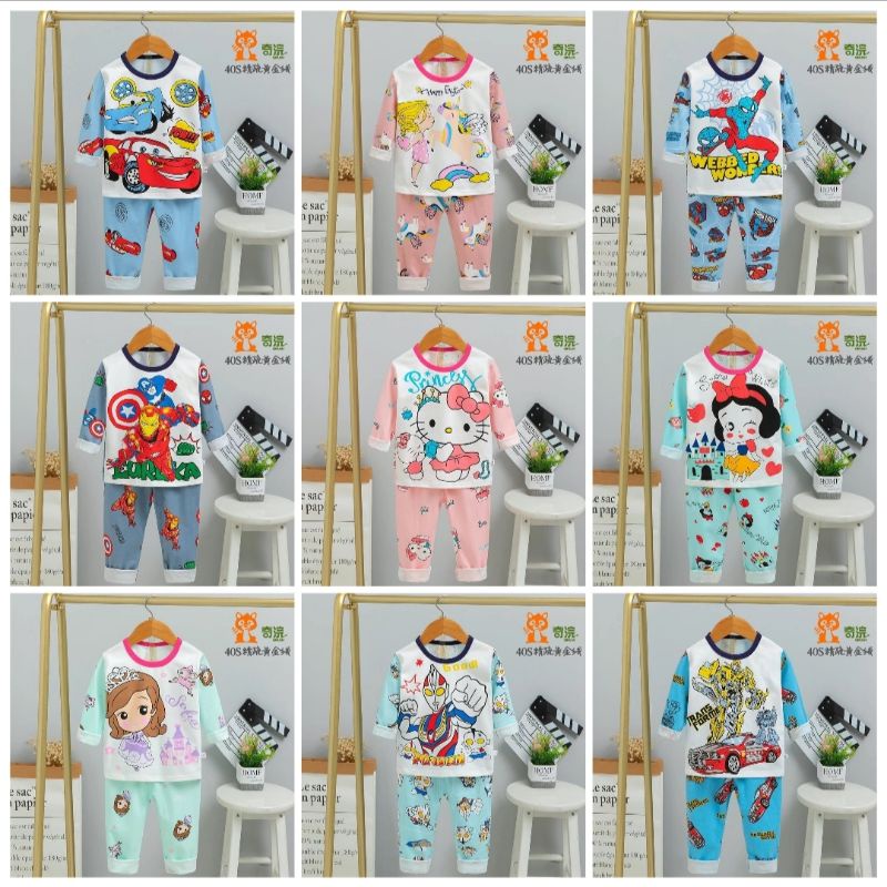 Grosir Piyama kubao 45 setel