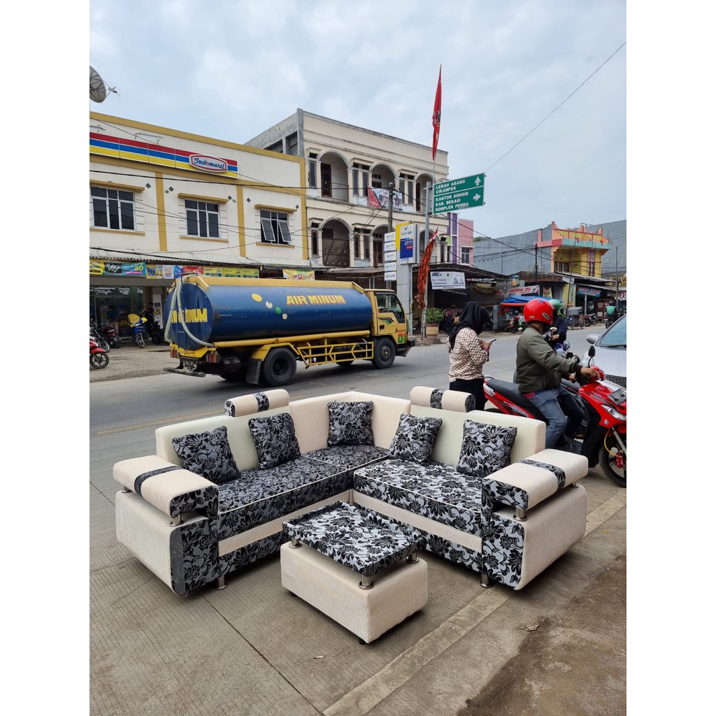 ( FREE ONGKIR ) Sofa L sudut / sofa minimalis / sofa L