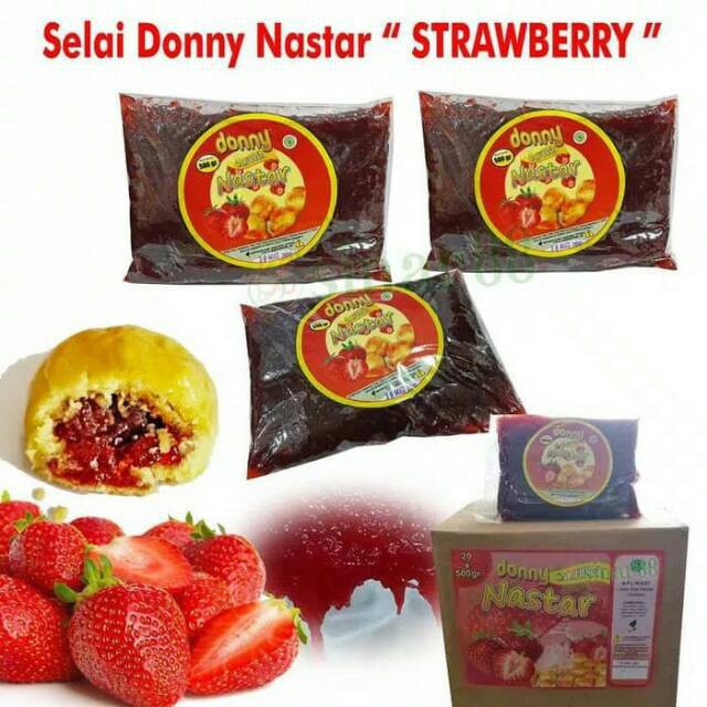 

Donny selai strawberry ORI 500 gram