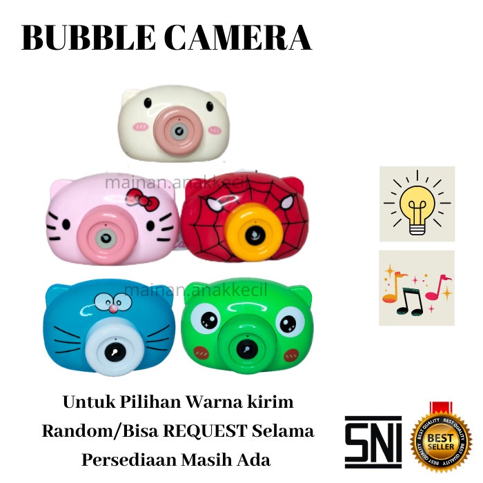 MAINAN ANAK BUBBLE CAMERA KAMERA GELEMBUNG SABUN MAINAN GELEMBUNG ANAK