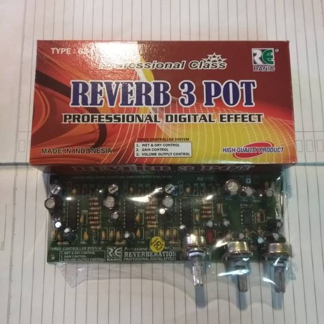 KIT TONE CONTROL REVERB 3 POTENSIO