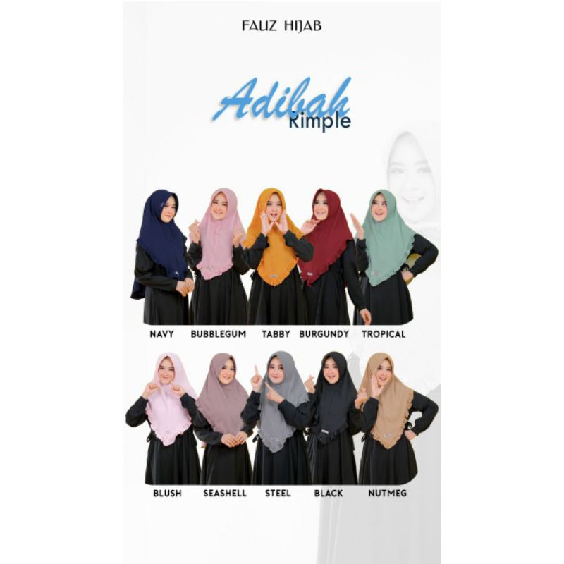 BERGO ADIBAH RIMPLE BY FAUZ HIJAB