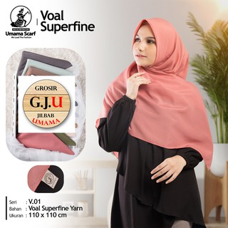 Umama VOAL  SUPERFINE Campur Warna  jilbab  hijab kerudung 