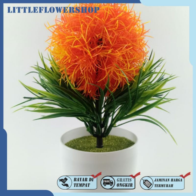 COD / BUNGA SNAPDRAGON BUNGA HIAS WARNA WARNI BUNGA DEKORASI IMPORT BUNGA ARTIFISIAL BP8807-Orange